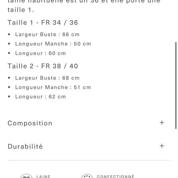 Rosae Paris Cardigan Size 1 - Picture 6 of 7